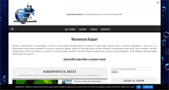 Desktop Screenshot of microcosmoacquari.it